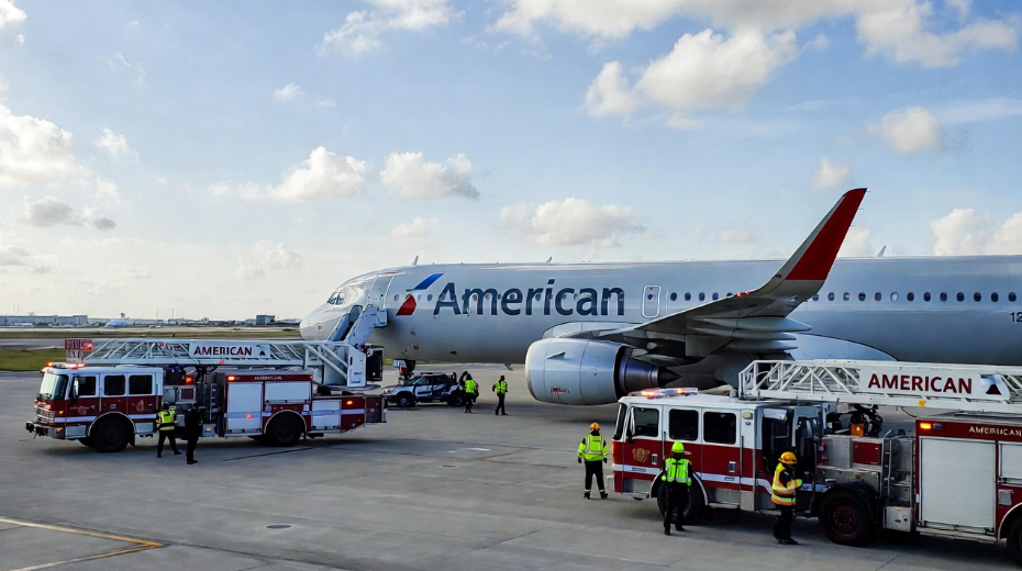 American Airlines flight was evacuated