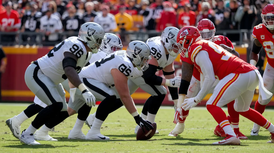 las vegas raiders vs kansas city chiefs stats
